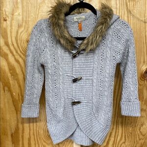 Mayoral Jeans kids size 8 sweater jacket